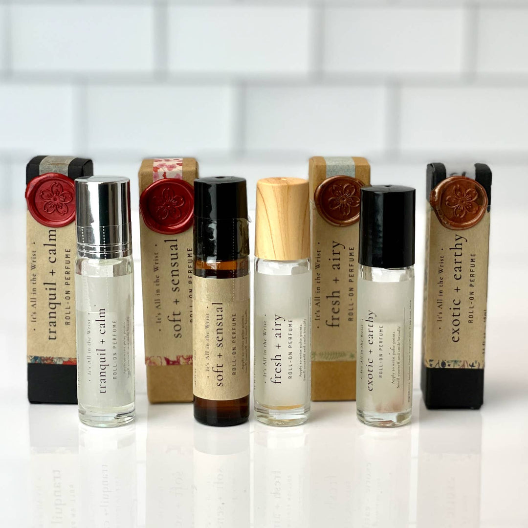 A Mandatory Activity, LLC - It's All in the Wrist Roll-on Perfume (5 Scents): Soft + sensual