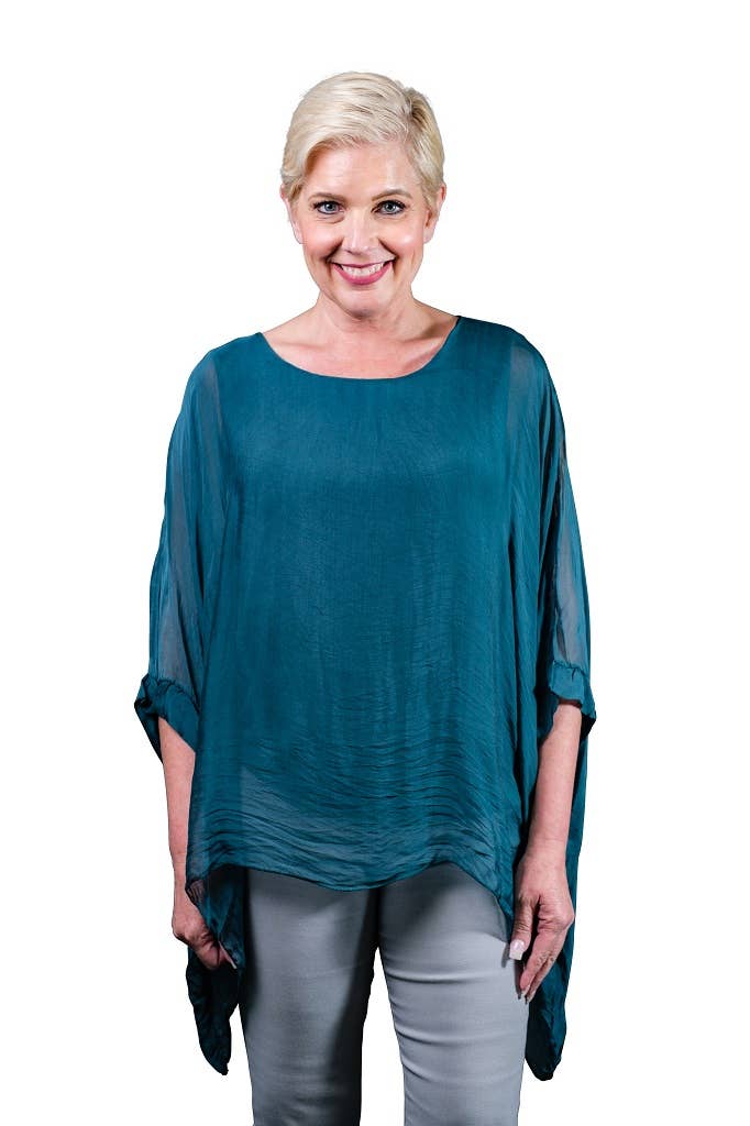 Silk Kaftan (BQ201):Army