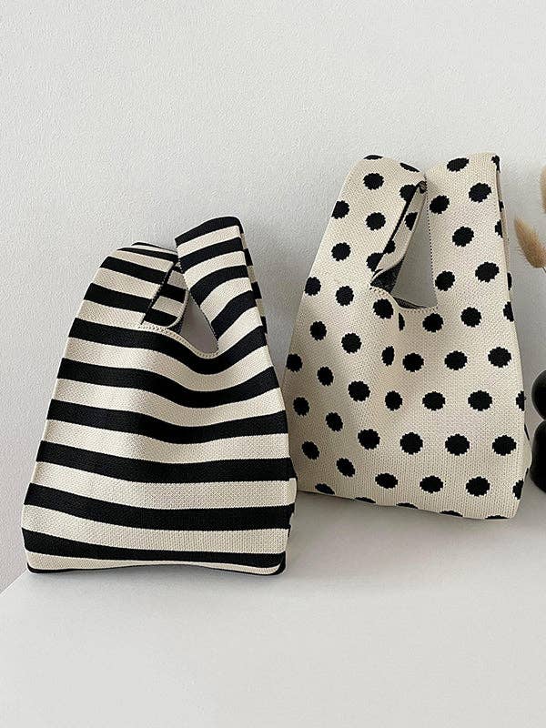 Striped Polka-Dot Bags