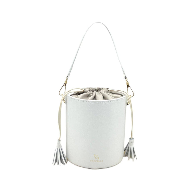 leather bucket bag, Made in Italy,112613: Red