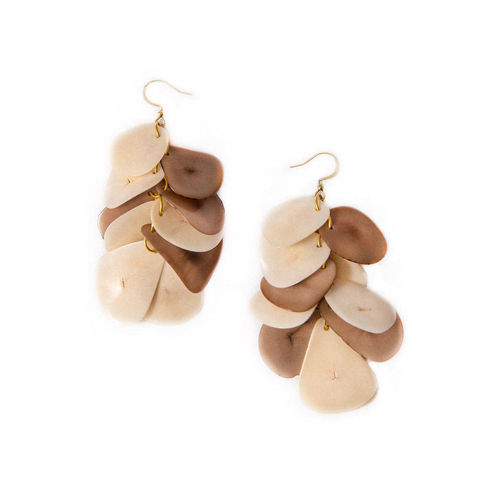 Bailey Earrings: Mocha Combo