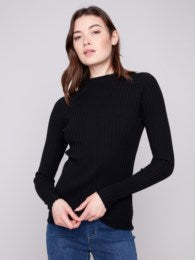 C2754 FINE MOCK NK SWEATER