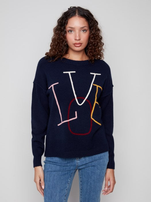 C2840 LOVE SWEATER