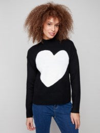 C2896 HEART SWEATER