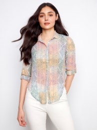C4652 FOIL BLOUSE
