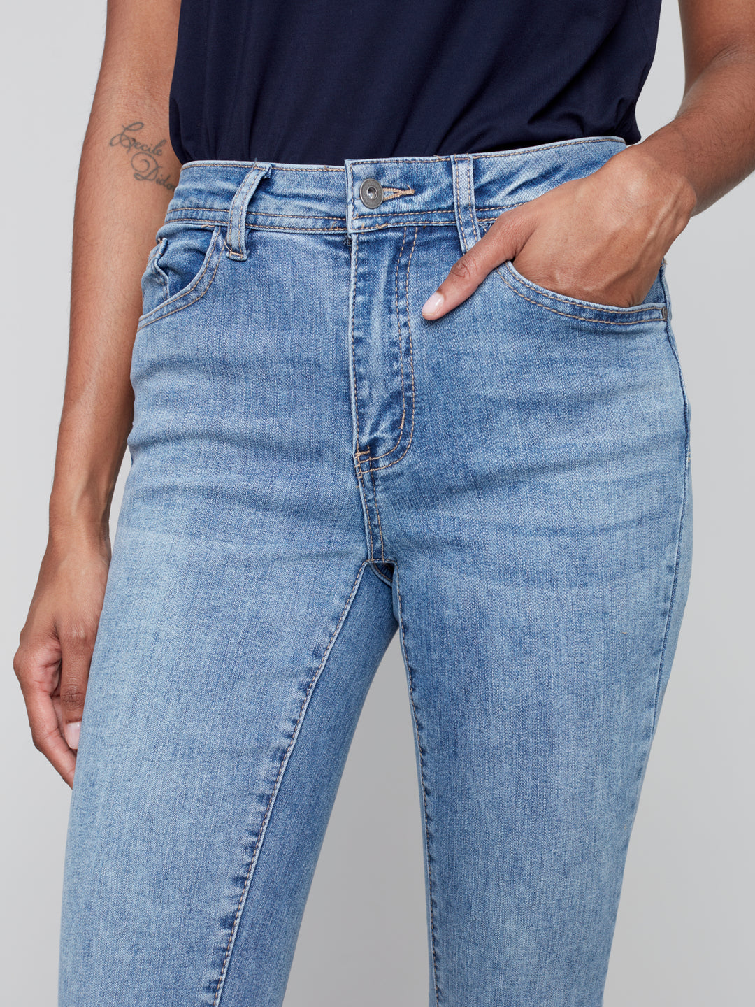 Ripped Hem Jean - C5273