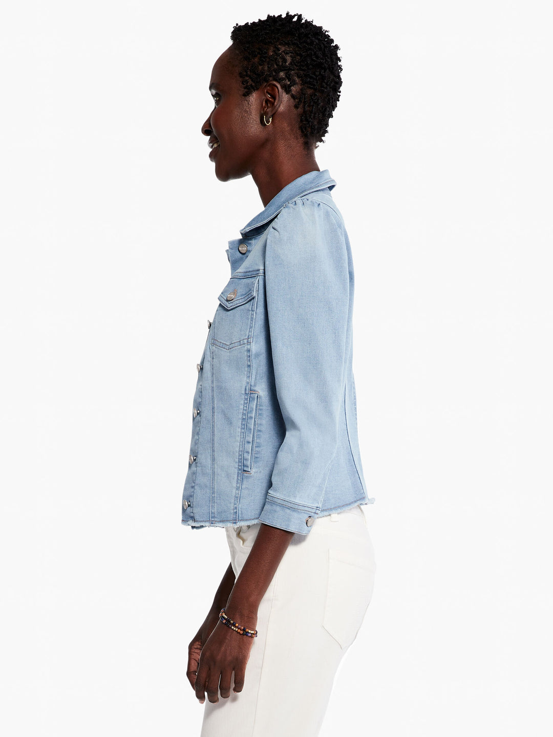 Femme Sleeve Denim Jacket M231501