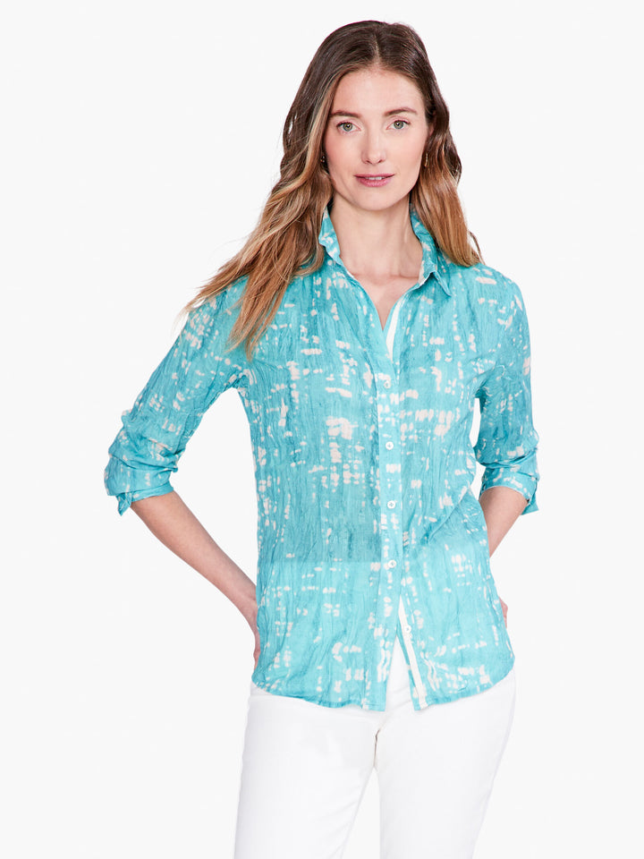 Gleaming Crinkle Shirt S231617