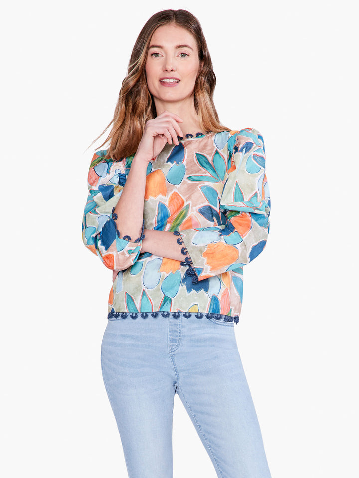 Citrus Grove Puff Sleeve - S231640