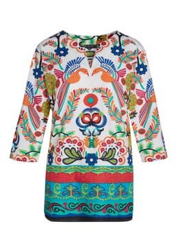 Mexican Birds Tunic: M