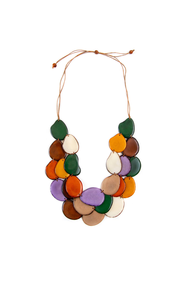 Amigas Necklace: Biscayne Bay/Royal Blue/Onyx Black