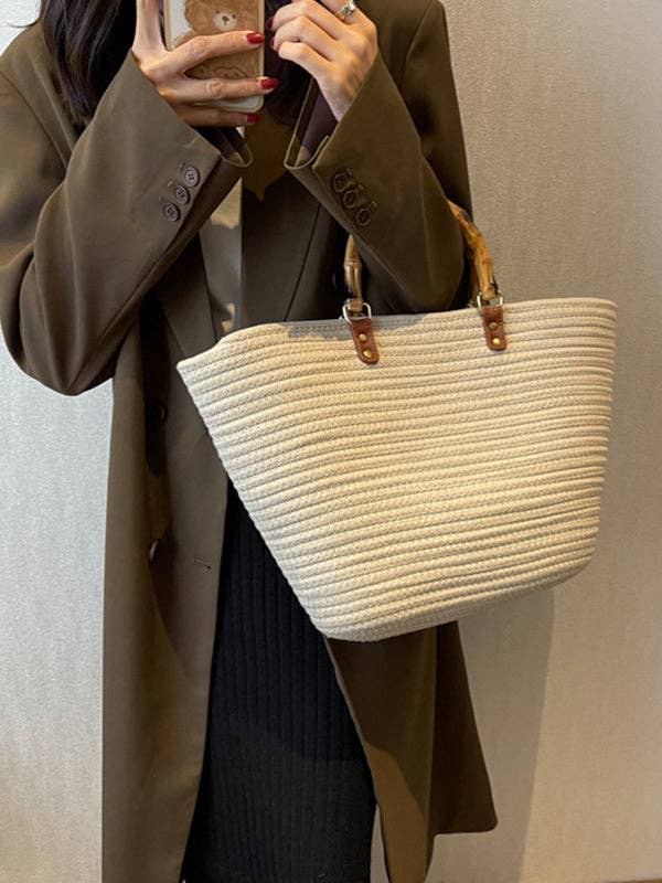 Fashion Handbags: BEIGE