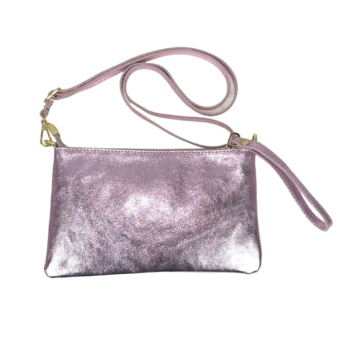 Leather Bag with Shiny: Money