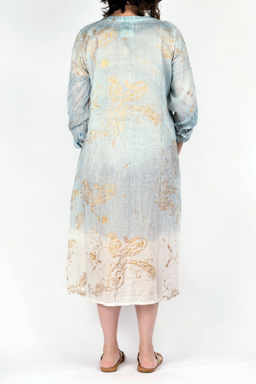Samira Kaftan Dress Lt. Blue: M/L / LT Blue