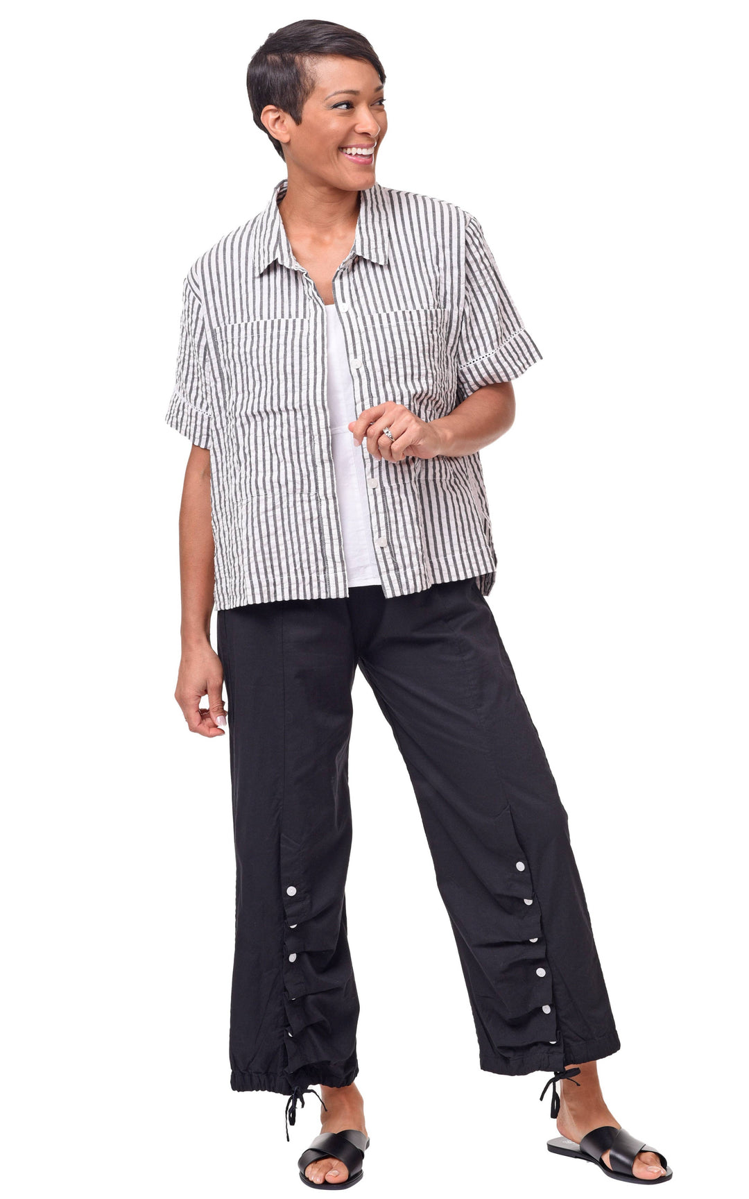 Tulip Clothing - CV21 Scooter Pant in Black: XS