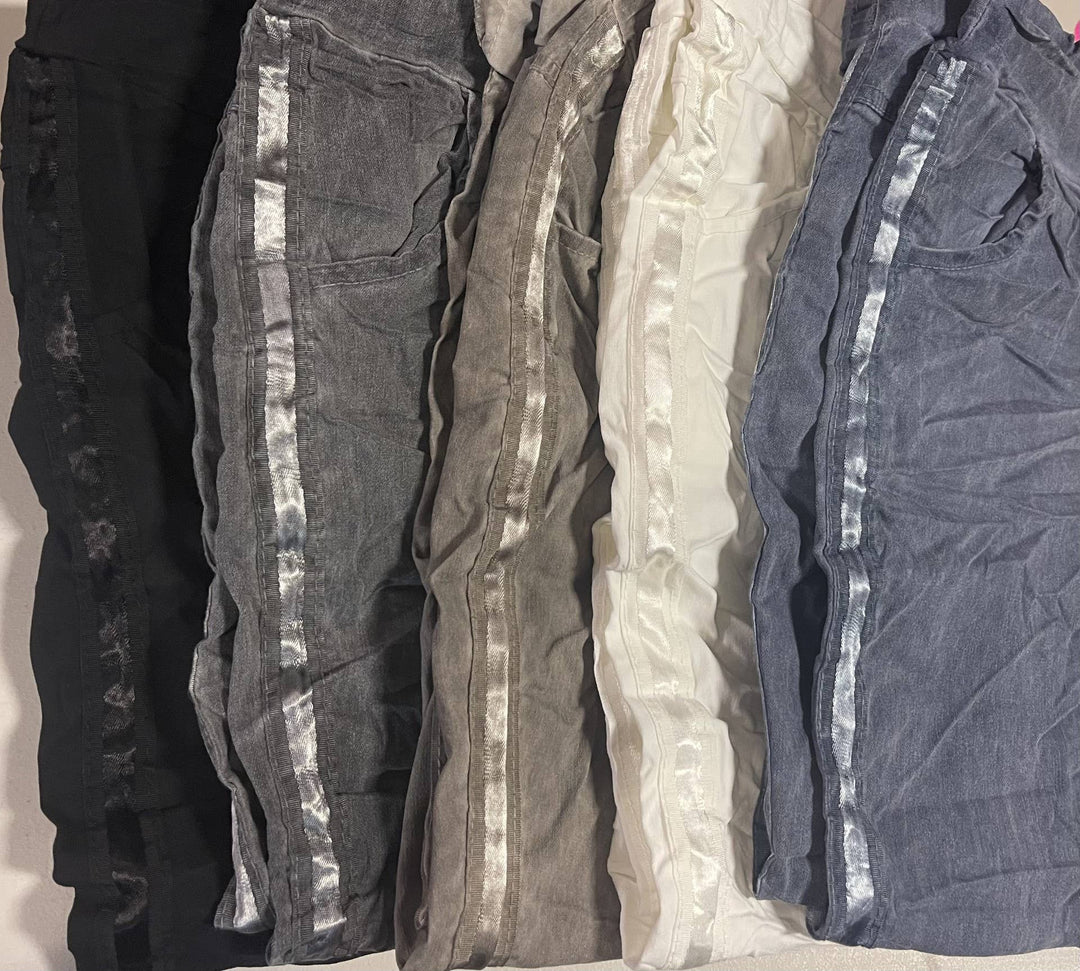 Stretch Jean Trim: Charcoal