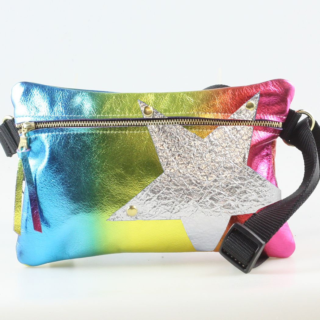 Metallic Vail Hipbag w/Star: Jet