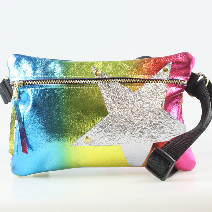 Metallic Vail Hipbag w/Star: Jet