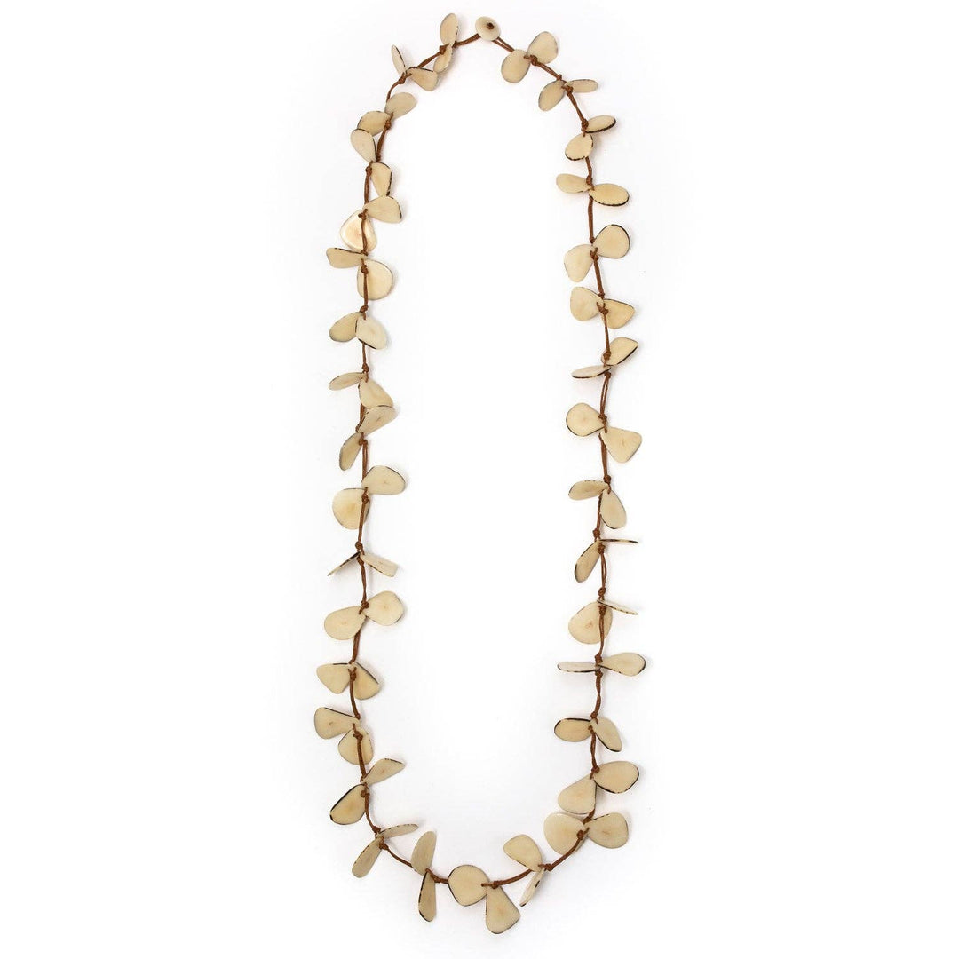 Slice Necklace: Onyx/Charcoal