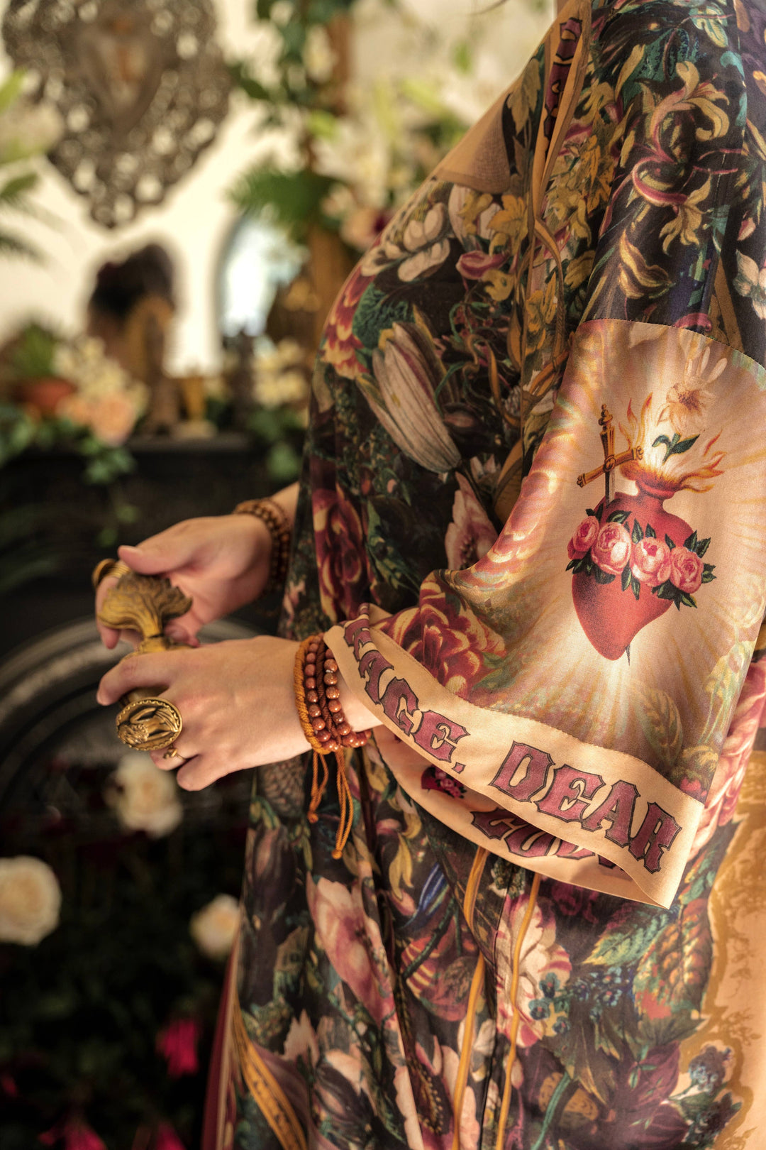 Courage Dear Heart Boho Kimono Duster