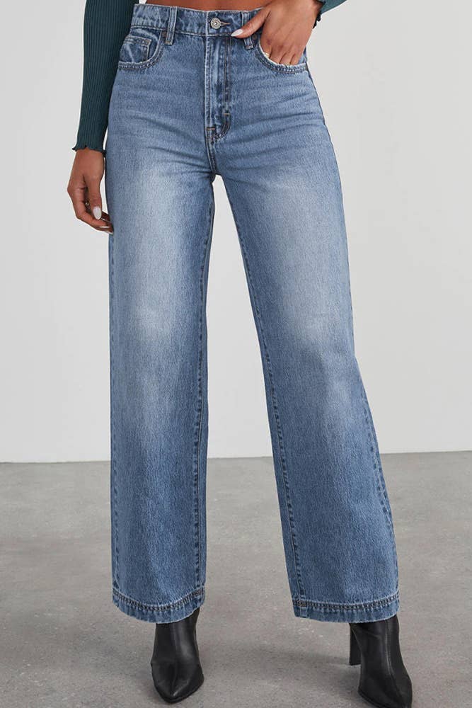 Wide Leg Denim/ L