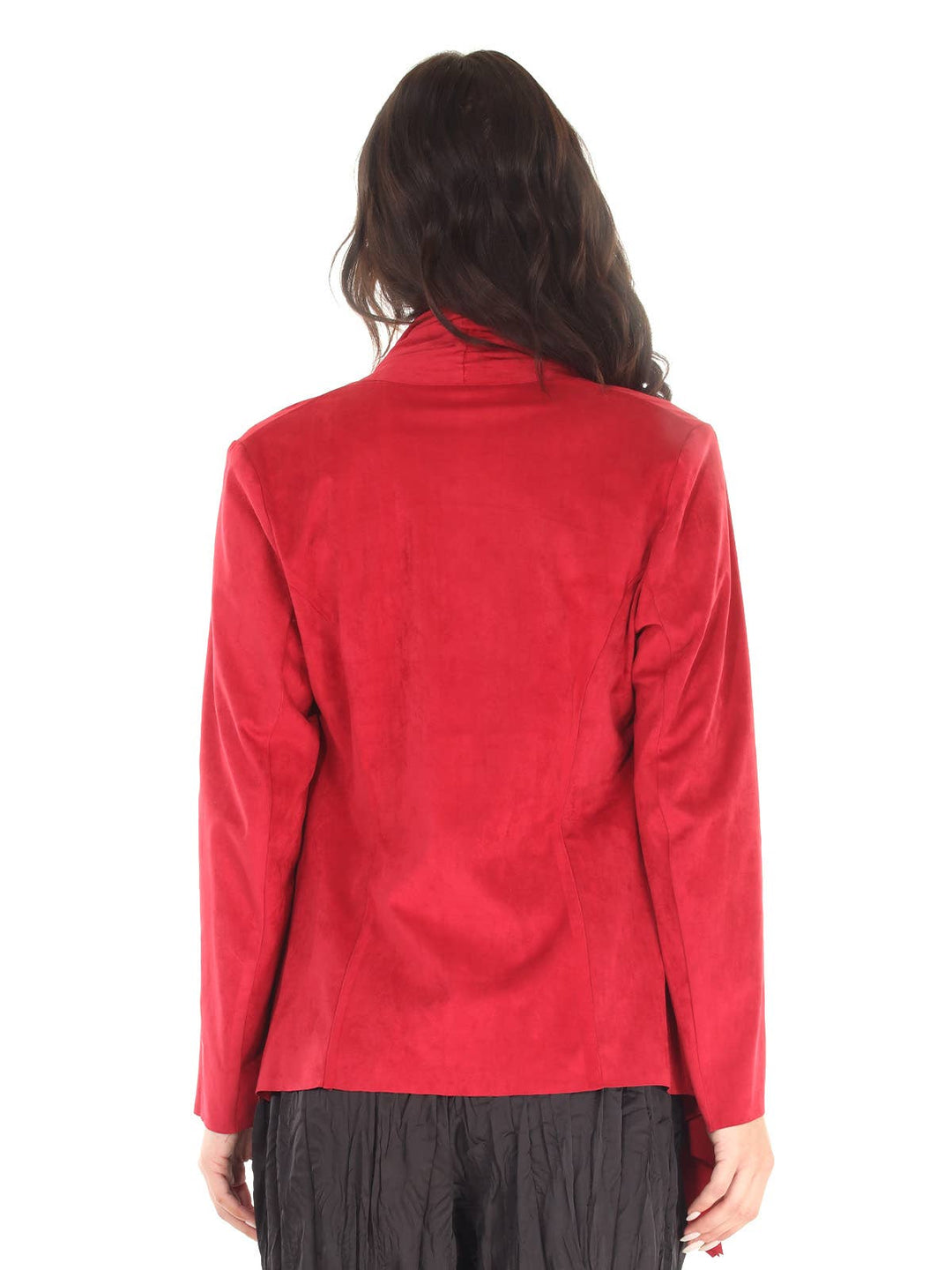 Tie Front Jacket: Chocolate / S