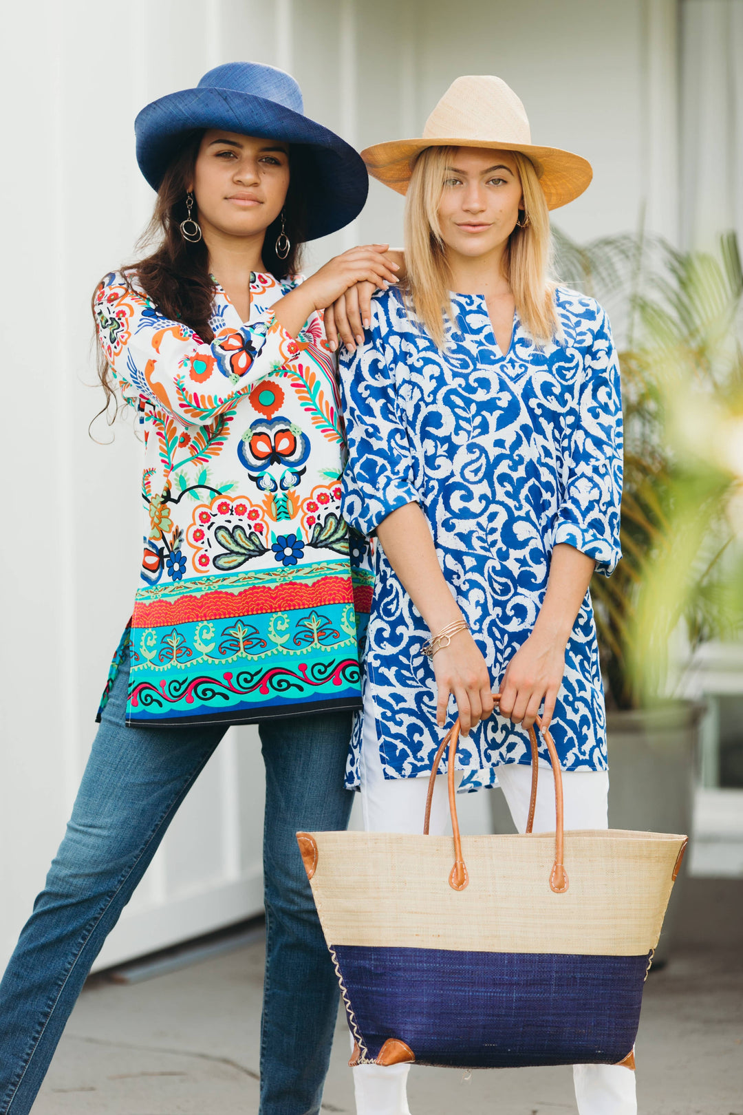 Mexican Birds Tunic: M