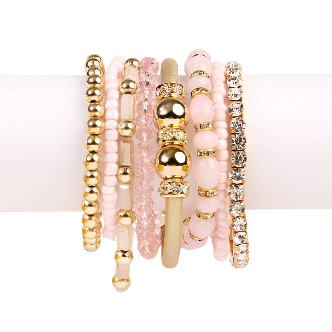 MULTI LINE BRACELET: BLACK