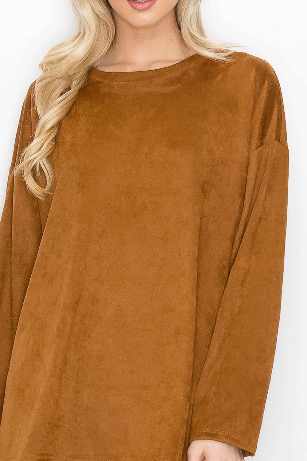 Adi Stretch Suede Top: BLACK / M / A5418