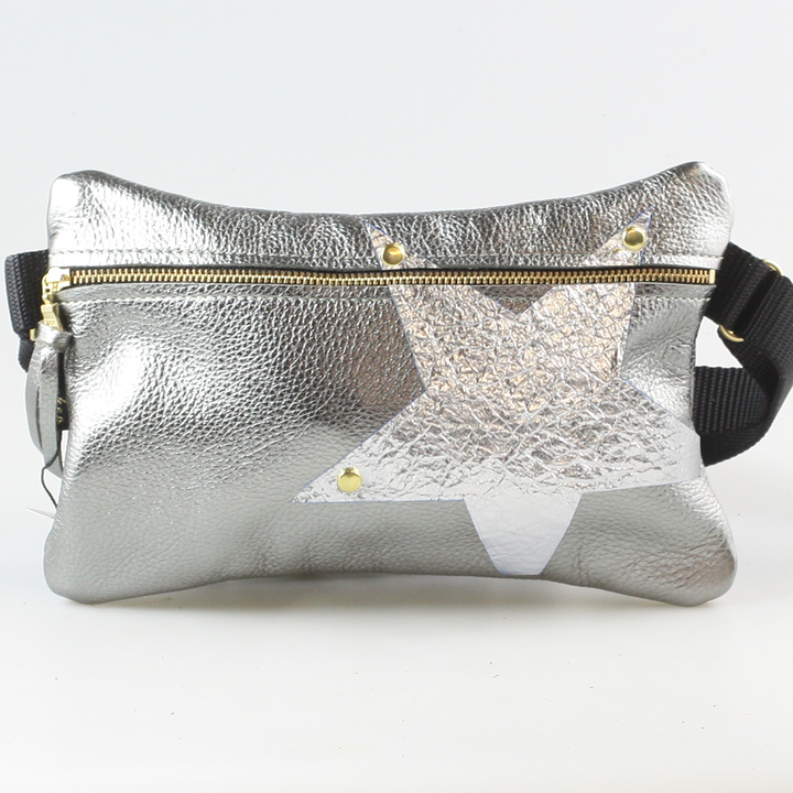 Metallic Vail Hipbag w/Star: Jet