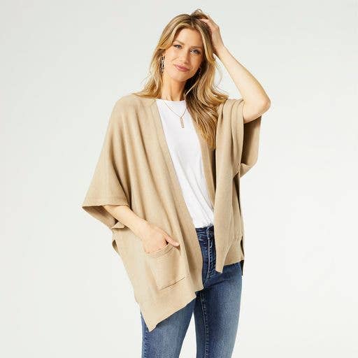 Cardi w/ Pocket Blk