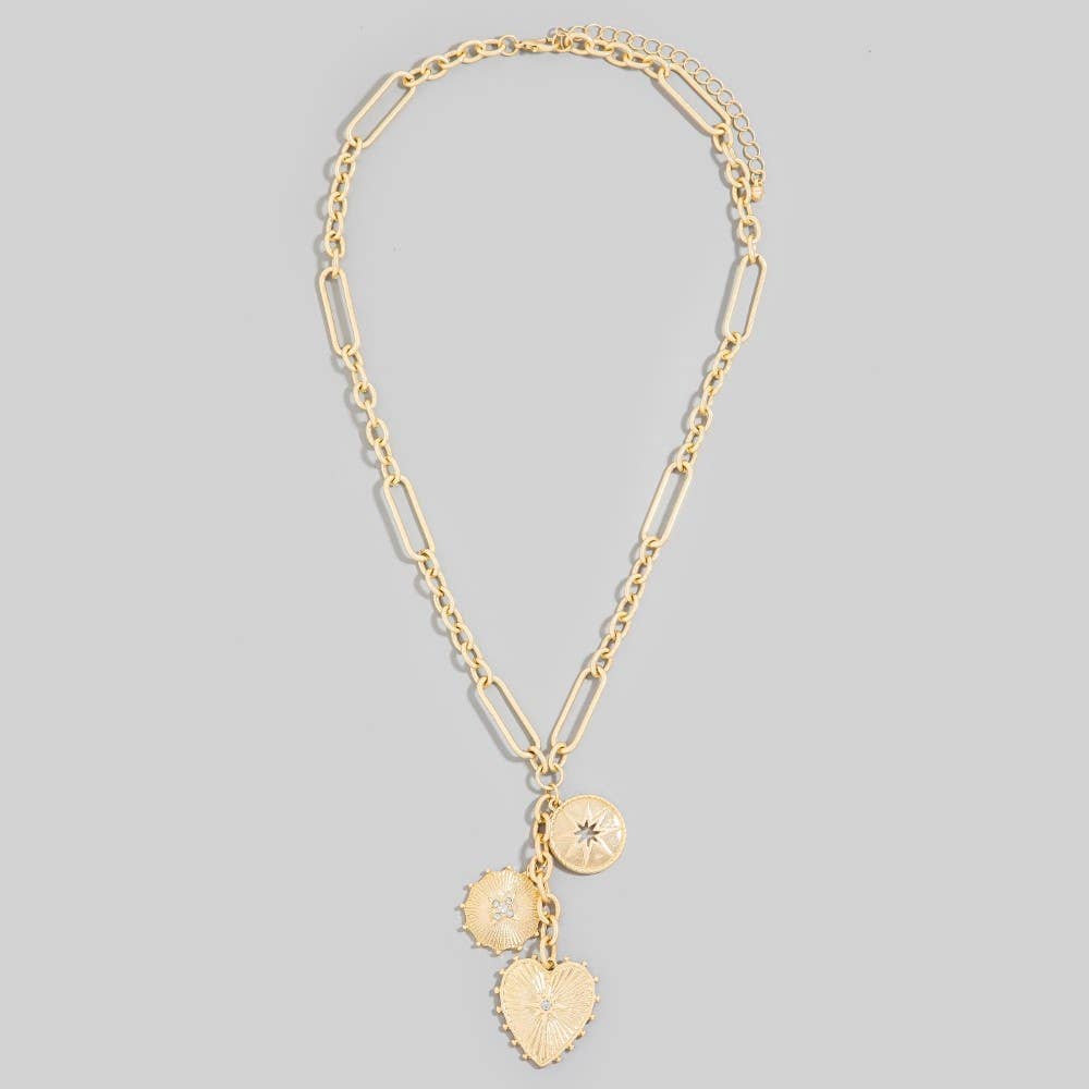Intricate Heart/Coin Neck