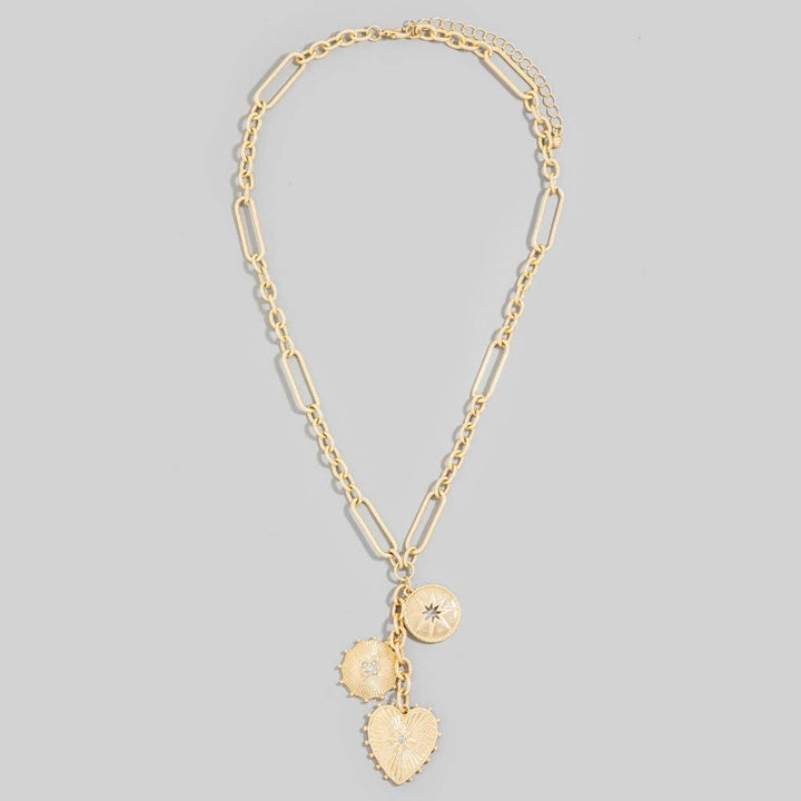 Intricate Heart/Coin Neck