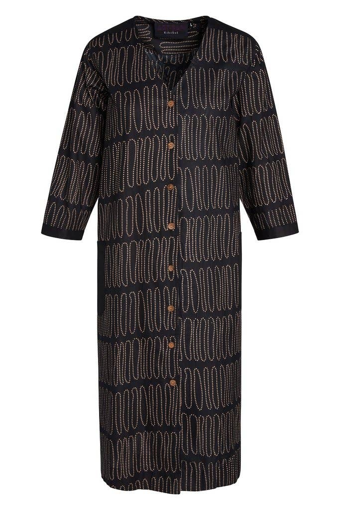 Black and Tan Dots Jacket: S
