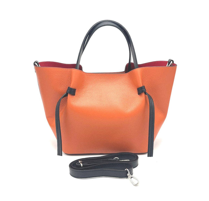 Leather bag, Made in Italy,112544: Taupe