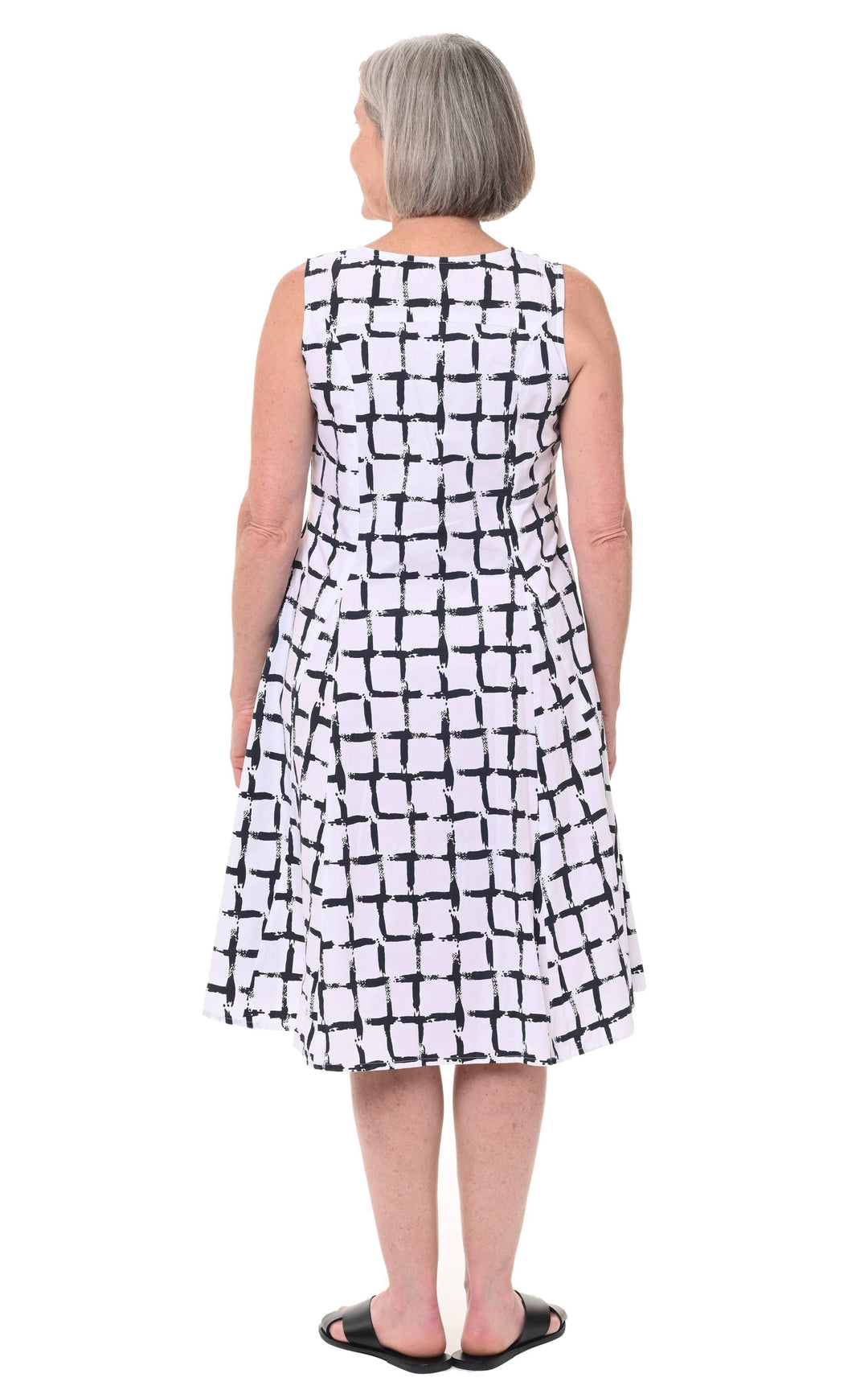 Tulip Clothing - CV656 Poppie in White Black Dissolve*: XS