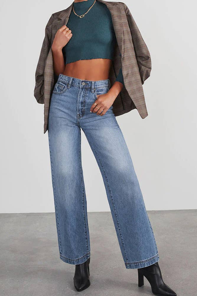 Wide Leg Denim/ L