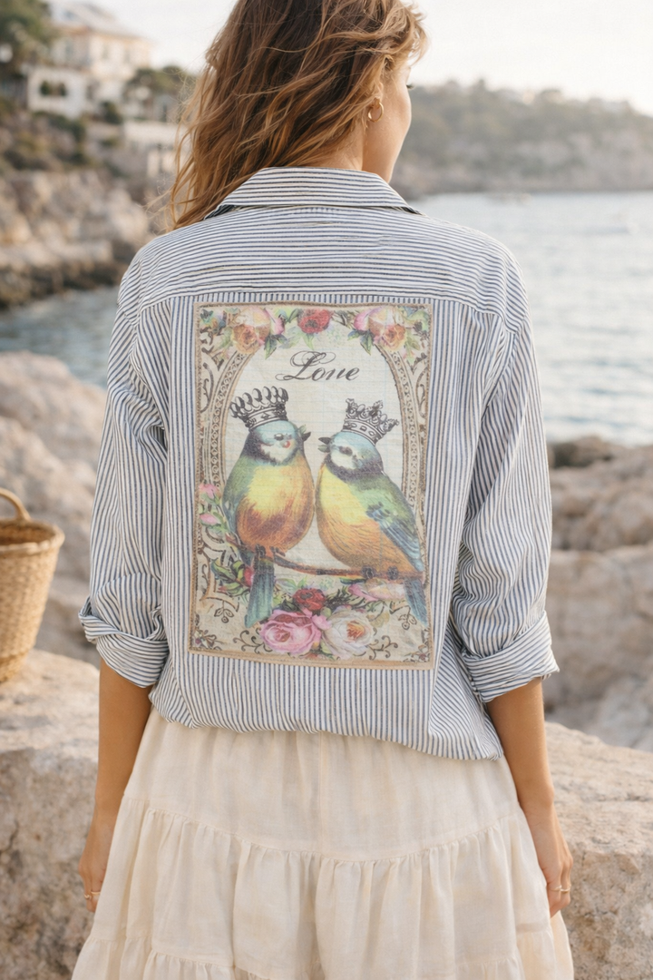 Lovebirds Riviera Shirt: S