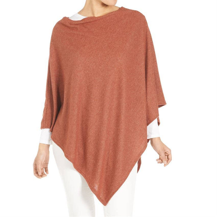Brushed Poncho: Charcoal / O/S