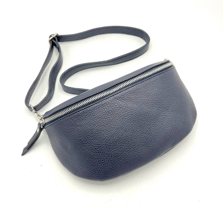Leather Waist Bag, Made in Italy, 112466