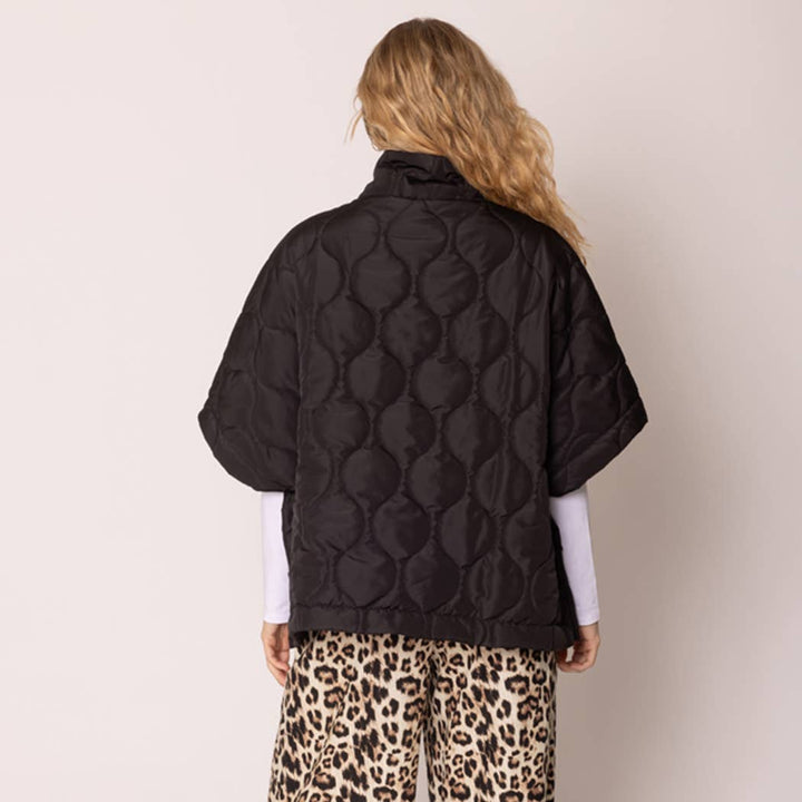 QUILT JKT/ONE SZ CHARC