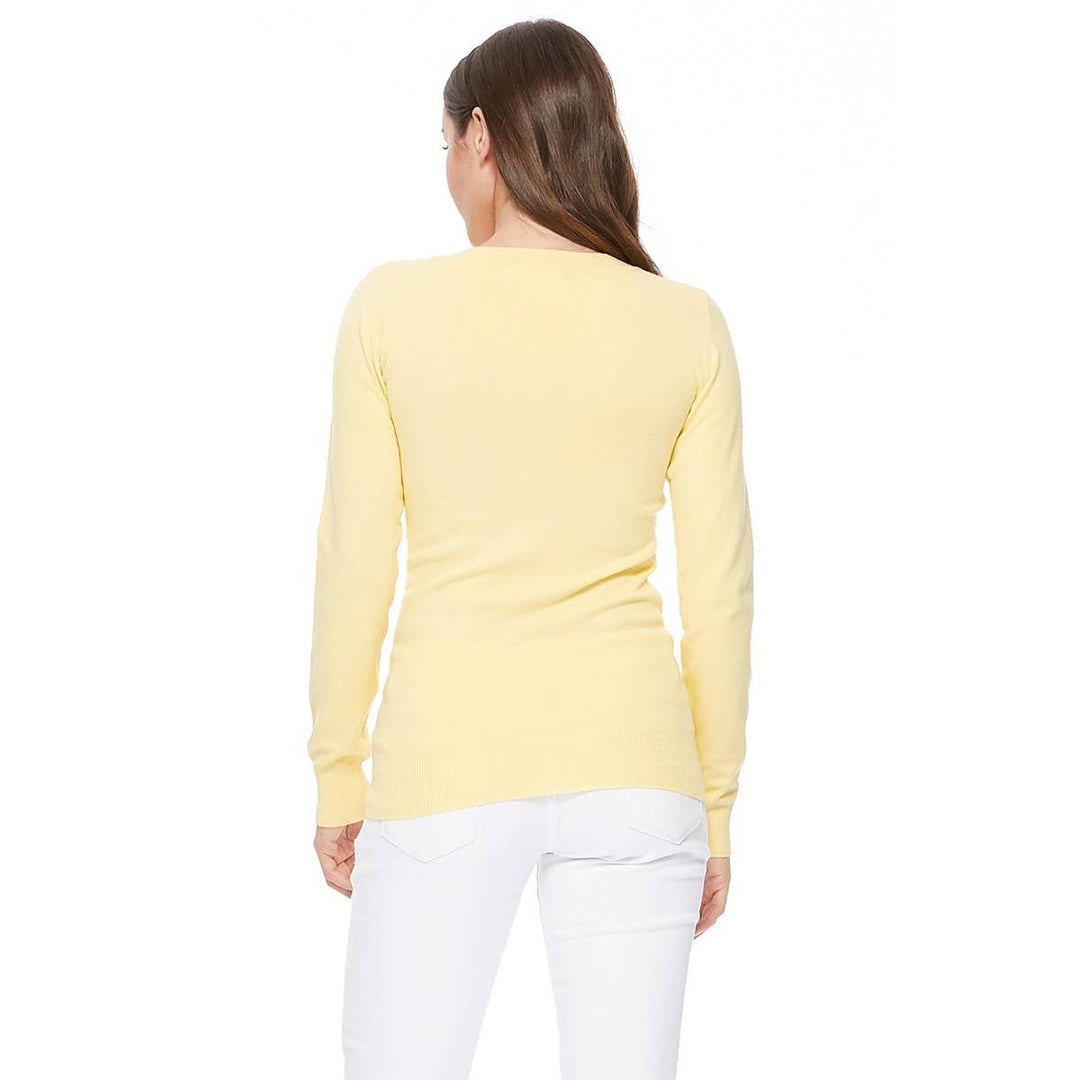 V-Neck Soft Sweater MK5501: NAVY / L
