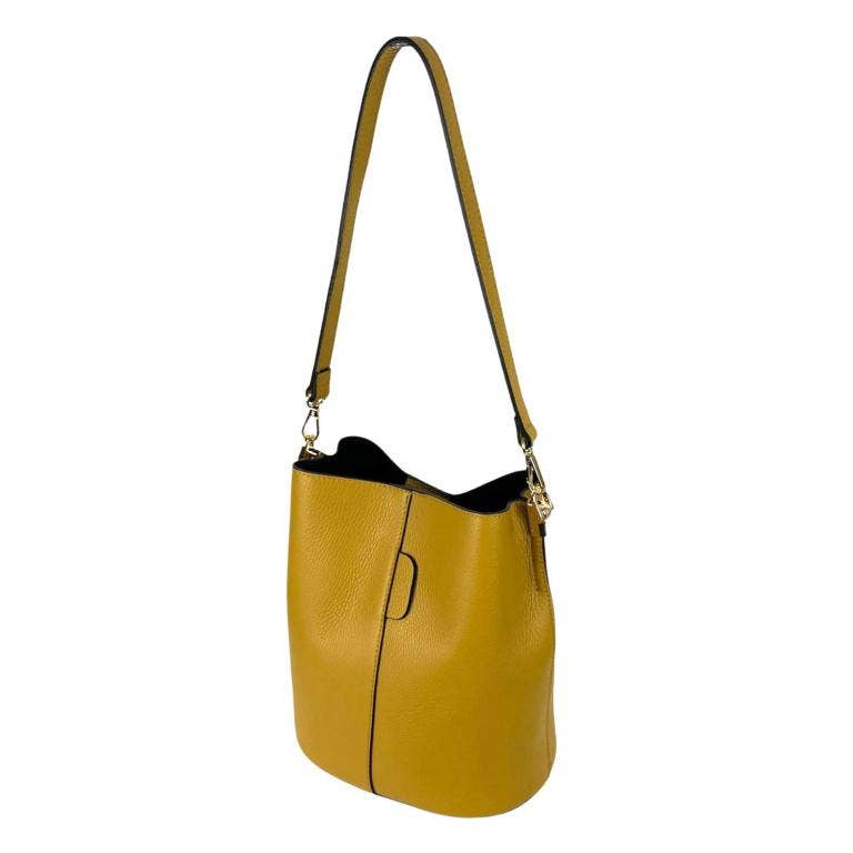 High Quality Italian Leather Shoulder Bag: Red