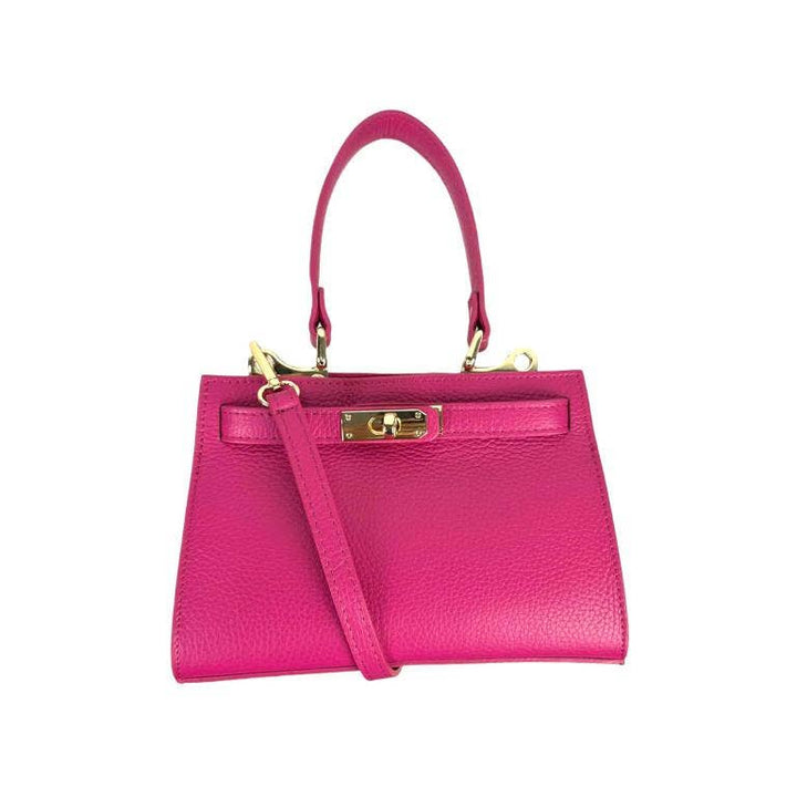 Small leather handbag Taupe