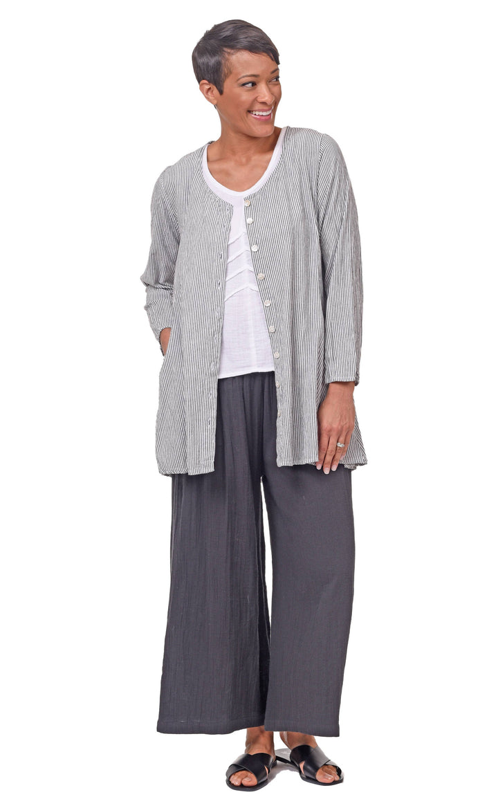 Tulip Clothing - CV679 Ivy Jacket in Ticking Stripe*: S