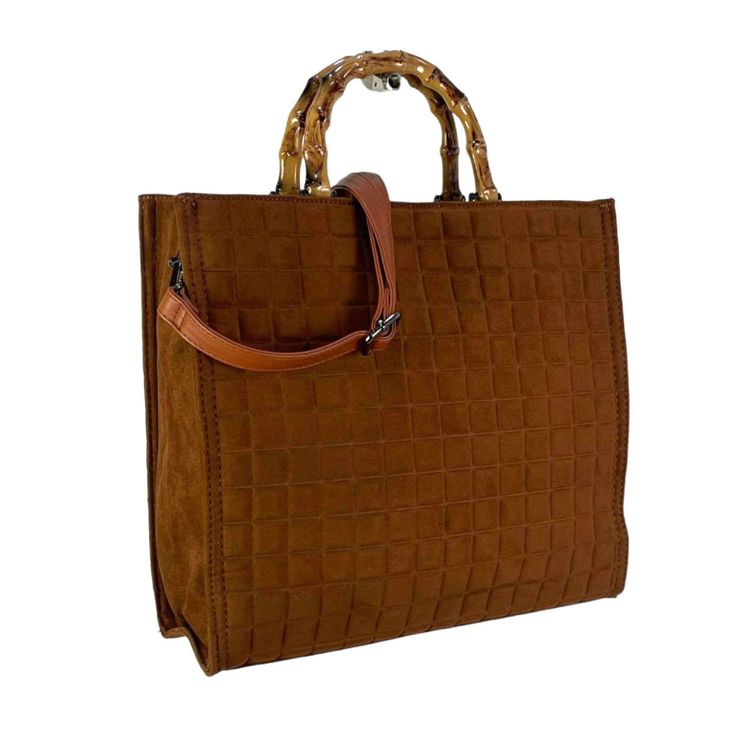 Bag w/ Bamboo Handles: Black