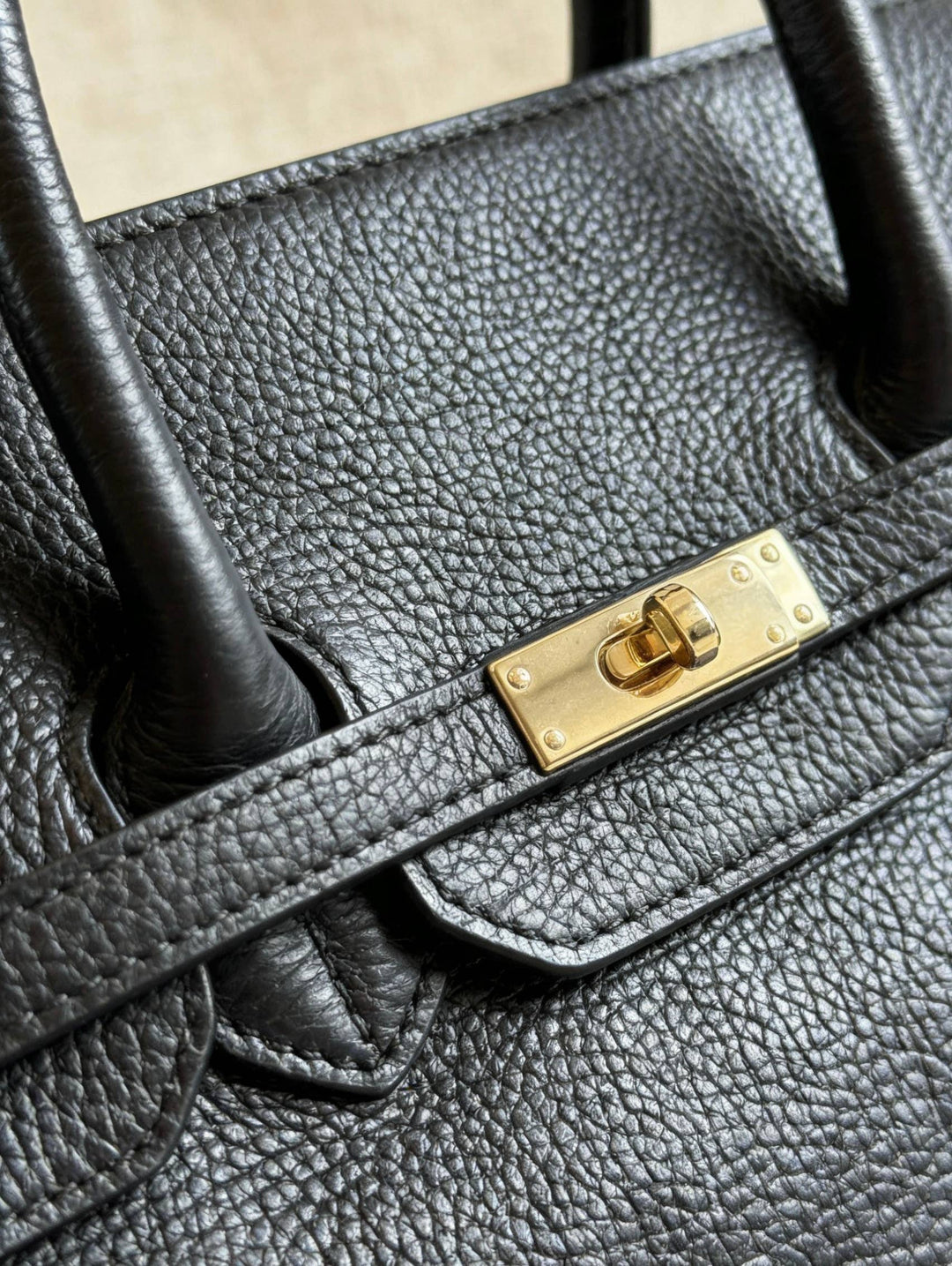 Maxi Bag Leather Made in Italy: Cognac
