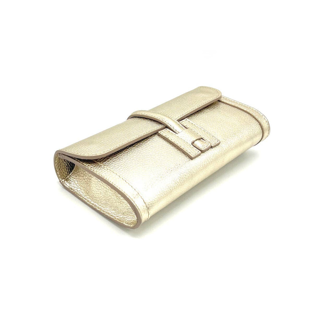 Leather clutch Made in Italy 112532