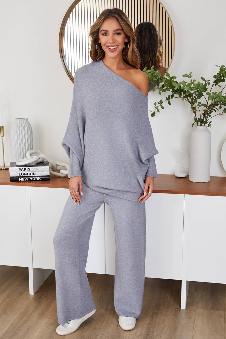 ASYMMETRICAL SWEATER CARAMEL): XS/S