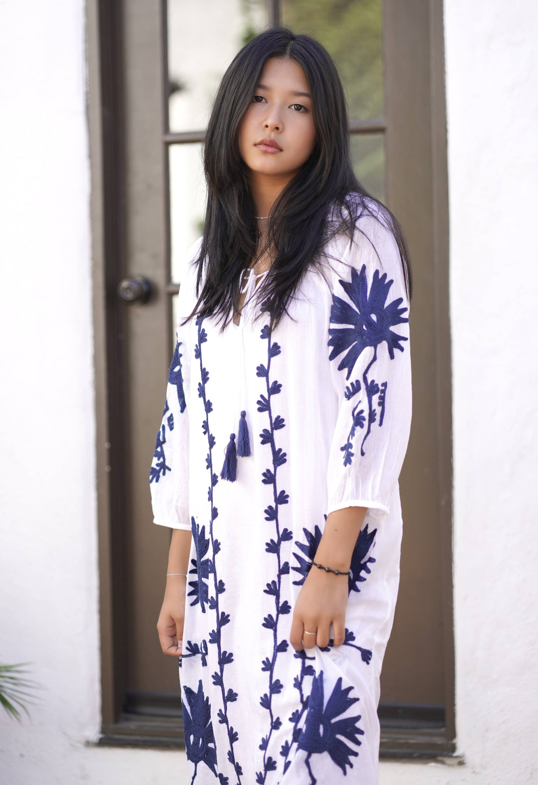 Elana Dress: White